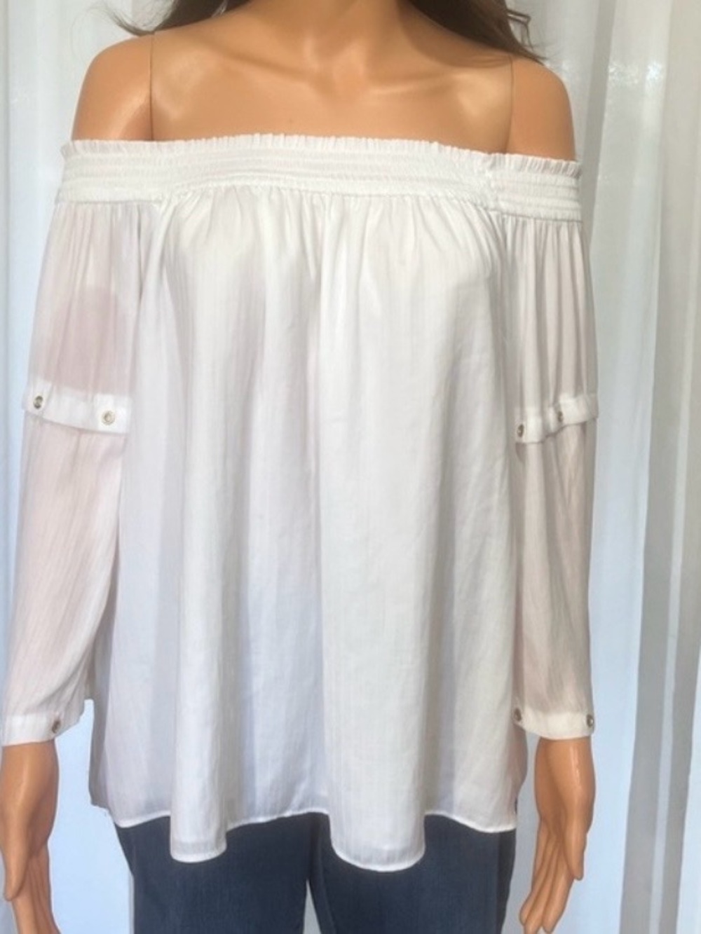 Elegant White Women's Top